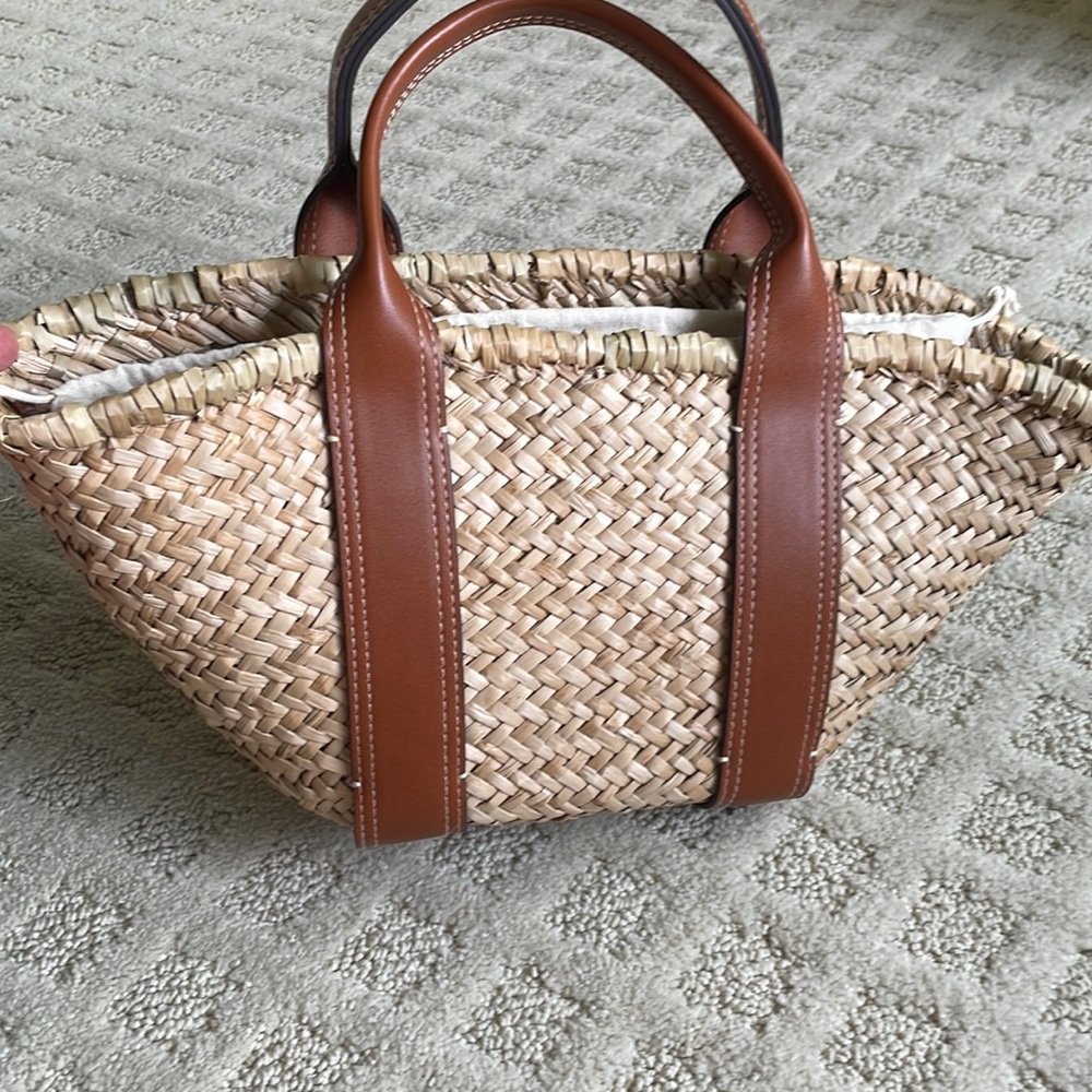 Mango straw bag.